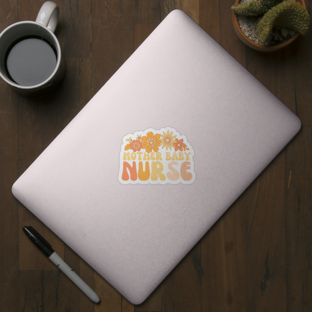 Retro Mother Baby Nurse Postpartum by The WYLD Tribe